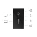Switch box HUB przełącznik 4x USB 2.0 rozdzielacz USB na dwa komputery - czarny Switch box HUB przełącznik 4x USB 2.0 rozdzielacz USB na dwa komputery - czarny