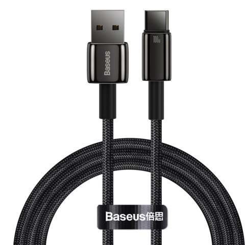 Tungsten Gold kabel przewód USB-USB-C 480Mb-s 100W 1m czarny Tungsten Gold kabel przewód USB-USB-C 480Mb-s 100W 1m czarny