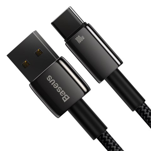 Tungsten Gold kabel przewód USB-USB-C 480Mb-s 100W 1m czarny Tungsten Gold kabel przewód USB-USB-C 480Mb-s 100W 1m czarny