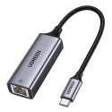Zewnętrzna karta sieciowa LAN RJ45 - USB-C 1 Gigabit Ethernet - szary Zewnętrzna karta sieciowa LAN RJ45 - USB-C 1 Gigabit Ethernet - szary