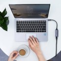 Zewnętrzna karta sieciowa LAN RJ45 - USB-C 1 Gigabit Ethernet - szary Zewnętrzna karta sieciowa LAN RJ45 - USB-C 1 Gigabit Ethernet - szary