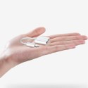 Adapter przejściówka rozdzielacz słuchawkowy iPhone Lightning - 2x Lightning biały Adapter przejściówka rozdzielacz słuchawkowy iPhone Lightning - 2x Lightning biały