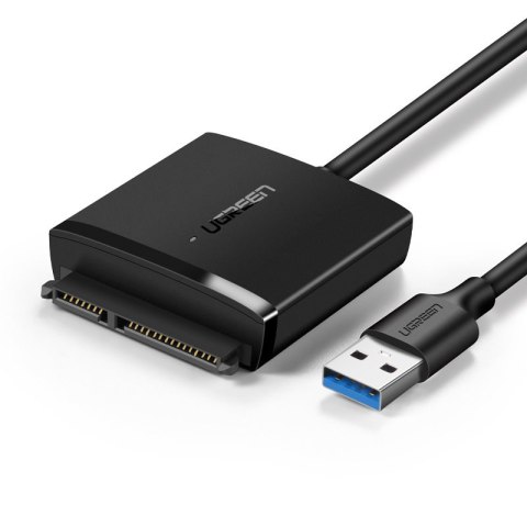 Kabel Adapter do dysku HDD i SSD SATA 2.5'' / 3.5'' USB 3.0 do 12TB - czarny Kabel Adapter do dysku HDD i SSD SATA 2.5'' / 3.5'' USB 3.0 do 12TB - czarny