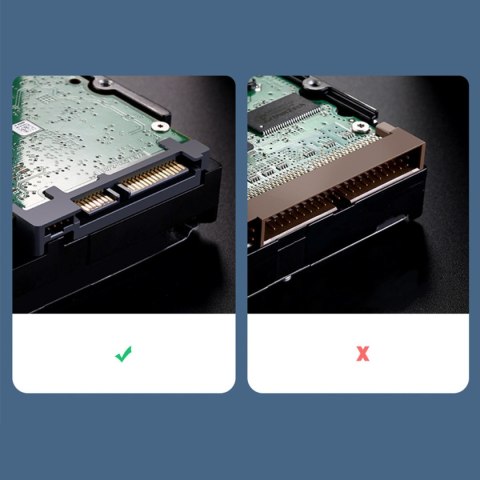 Kabel Adapter do dysku HDD i SSD SATA 2.5'' / 3.5'' USB 3.0 do 12TB - czarny Kabel Adapter do dysku HDD i SSD SATA 2.5'' / 3.5'' USB 3.0 do 12TB - czarny