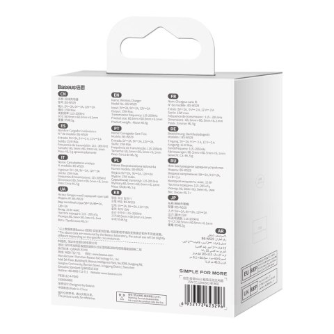 Simple Mini3 ładowarka magnetyczna indukcyjna MagSafe Qi 15W - niebieska Simple Mini3 ładowarka magnetyczna indukcyjna MagSafe Qi 15W - niebieska