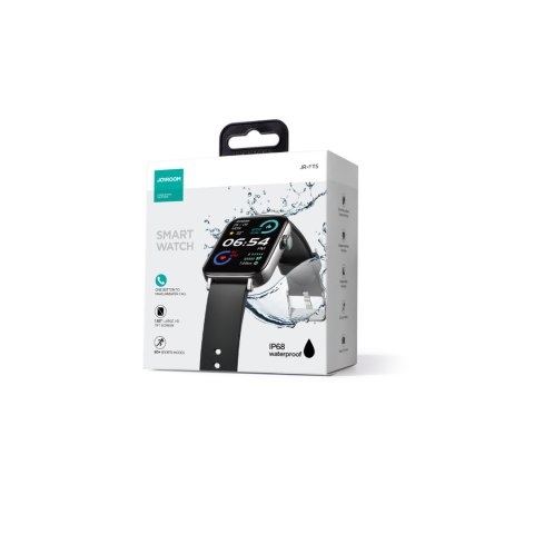 Smartwatch JR-FT5 Fit-Life Series z funkcją odbierania połączeń - czarny Smartwatch JR-FT5 Fit-Life Series z funkcją odbierania połączeń - czarny