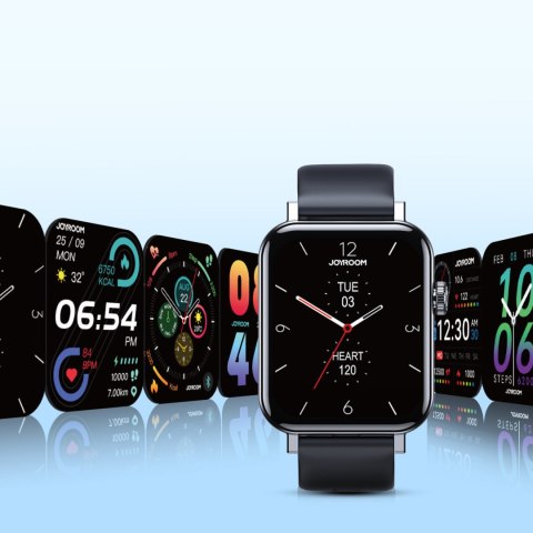 Smartwatch JR-FT5 Fit-Life Series z funkcją odbierania połączeń - czarny Smartwatch JR-FT5 Fit-Life Series z funkcją odbierania połączeń - czarny