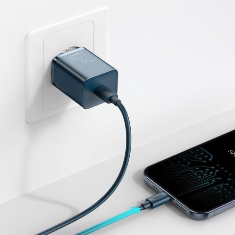 Super Si 1C szybka ładowarka USB-C 20W Power Delivery niebieski Super Si 1C szybka ładowarka USB-C 20W Power Delivery niebieski