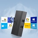 Switch adapter przełącznik przejściówka 2x USB-B - USB-A - czarny Switch adapter przełącznik przejściówka 2x USB-B - USB-A - czarny