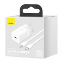 Szybka ładowarka do Iphone Super Si 1C 20W Power Delivery + kabel USB-C - Lightning 1m biały Szybka ładowarka do Iphone Super Si 1C 20W Power Delivery + kabel USB-C - Lightning 1m biały