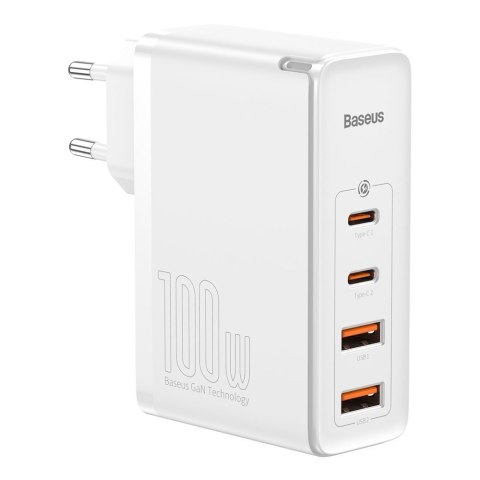 Szybka ładowarka sieciowa GaN2 Pro USB USB-C QC PD 100W biały Szybka ładowarka sieciowa GaN2 Pro USB USB-C QC PD 100W biały