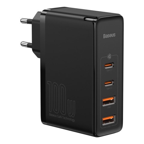 Szybka ładowarka sieciowa GaN2 Pro USB USB-C QC PD 100W czarny Szybka ładowarka sieciowa GaN2 Pro USB USB-C QC PD 100W czarny