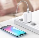 Szybka ładowarka sieciowa USB-C + USB 36 W Quick Charge 4.0 Power Delivery biały Szybka ładowarka sieciowa USB-C + USB 36 W Quick Charge 4.0 Power Delivery biały