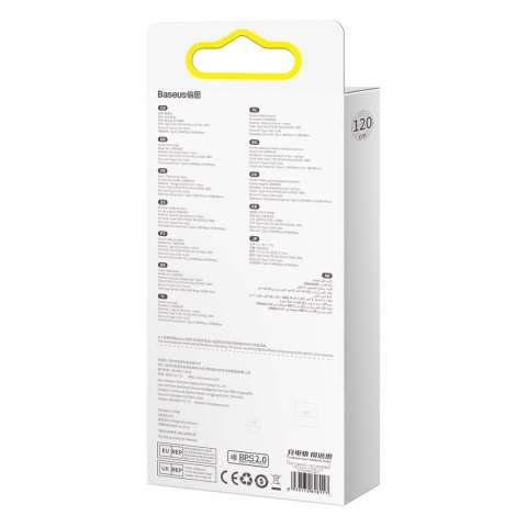 3w1 Kabel przewód do szybkiego ładowania USB-A do USB-C microUSB Lightning 66W 480Mb/s 1.2m niebieski 3w1 Kabel przewód do szybkiego ładowania USB-A do USB-C microUSB Lightning 66W 480Mb/s 1.2m niebieski