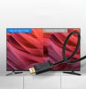Kabel przewód DisplayPort 1.2 4K 2m czarny Kabel przewód DisplayPort 1.2 4K 2m czarny