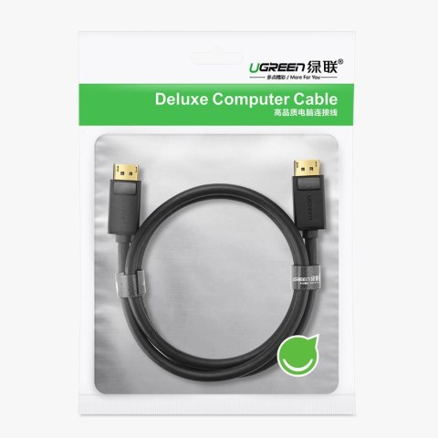 Kabel przewód DisplayPort 1.2 4K 2m czarny Kabel przewód DisplayPort 1.2 4K 2m czarny
