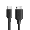 Kabel przewod USB-C - micro USB-B SuperSpeed 3.0 1m czarny Kabel przewod USB-C - micro USB-B SuperSpeed 3.0 1m czarny