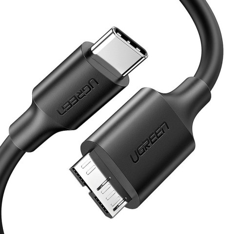 Kabel przewod USB-C - micro USB-B SuperSpeed 3.0 1m czarny Kabel przewod USB-C - micro USB-B SuperSpeed 3.0 1m czarny