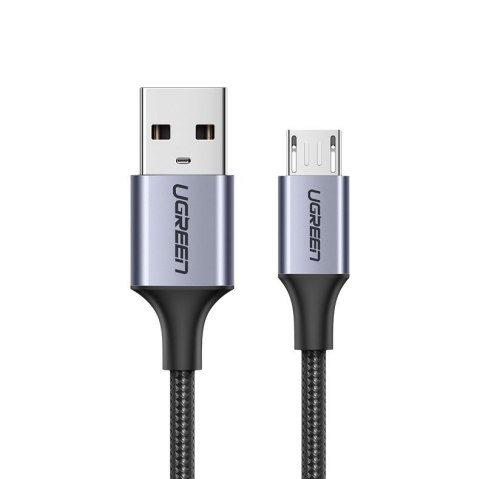 Kabel przewód USB - micro USB 2m szary