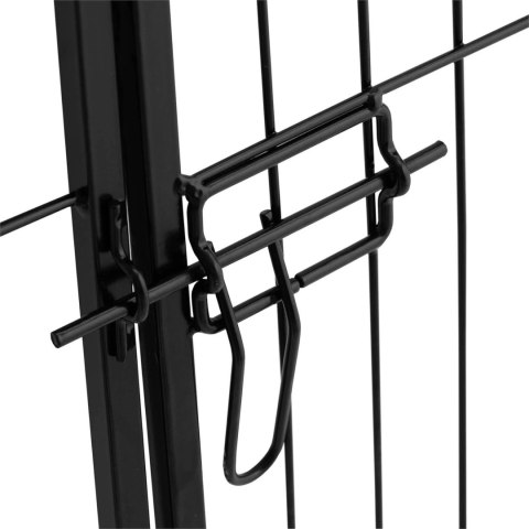 Kojec zagroda wybieg dla psów szczeniąt z bramką wys. 81 cm 8 segmentów Kojec zagroda wybieg dla psów szczeniąt z bramką wys. 81 cm 8 segmentów