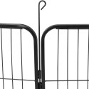Kojec zagroda wybieg dla psów szczeniąt z bramką wys. 81 cm 8 segmentów Kojec zagroda wybieg dla psów szczeniąt z bramką wys. 81 cm 8 segmentów