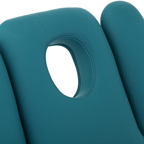 Łóżko stół kosmetyczny do masażu elektryczny 3 silniki 250 kg NANTES - turkus Łóżko stół kosmetyczny do masażu elektryczny 3 silniki 250 kg NANTES - turkus