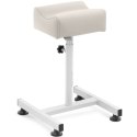 Podnóżek kosmetyczny do pedicure 24x22cm wys. 47-67cm - kremowy Podnóżek kosmetyczny do pedicure 24x22cm wys. 47-67cm - kremowy