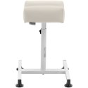 Podnóżek kosmetyczny do pedicure 24x22cm wys. 47-67cm - kremowy Podnóżek kosmetyczny do pedicure 24x22cm wys. 47-67cm - kremowy