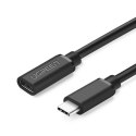 Przedłużacz do kabla przewodu USB-C 3.1 0.5m czarny Przedłużacz do kabla przewodu USB-C 3.1 0.5m czarny