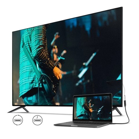 Przedłużacz do kabla przewodu USB-C 3.1 0.5m czarny Przedłużacz do kabla przewodu USB-C 3.1 0.5m czarny