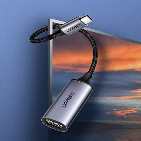 Przejściówka adapter USB-C do HDMI 2.0 4K 60Hz Thunderbolt 3 szary Przejściówka adapter USB-C do HDMI 2.0 4K 60Hz Thunderbolt 3 szary