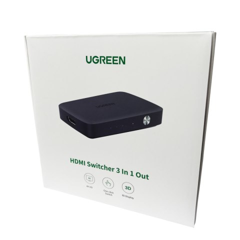 Przełącznik rozdzielacz splitter switch HDMI - 3x HDMI 4K 30Hz czarny Przełącznik rozdzielacz splitter switch HDMI - 3x HDMI 4K 30Hz czarny