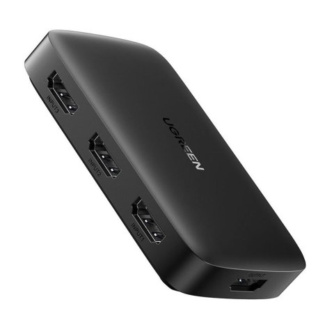 Przełącznik rozdzielacz splitter switch HDMI - 3x HDMI 4K 30Hz czarny Przełącznik rozdzielacz splitter switch HDMI - 3x HDMI 4K 30Hz czarny