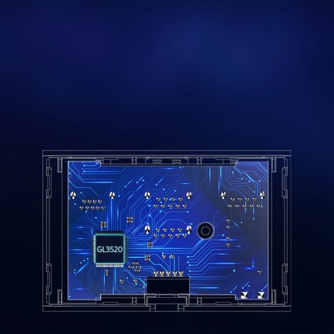 Rozdzielacz HUB portu USB do 4x USB 3.2 kabel 0.5 m czarny Rozdzielacz HUB portu USB do 4x USB 3.2 kabel 0.5 m czarny