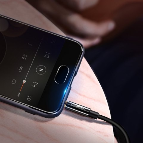 Rozdzielacz kabla słuchawkowego 2x AUX 3.5mm mini jack 25cm czarny Rozdzielacz kabla słuchawkowego 2x AUX 3.5mm mini jack 25cm czarny