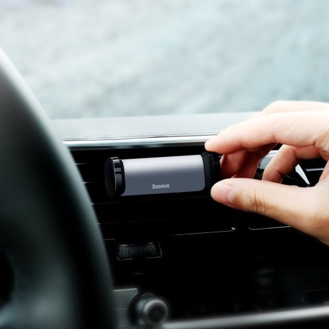 Samochodowy uchwyt na telefon do kratki nawiewu czarny Samochodowy uchwyt na telefon do kratki nawiewu czarny