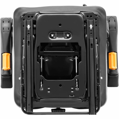 Siedzenie fotel regulowany z podłokietnikami i pasem do ciągnika siedzisko 42x47cm Siedzenie fotel regulowany z podłokietnikami i pasem do ciągnika siedzisko 42x47cm