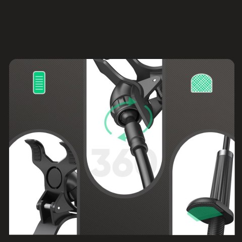 Uniwersalny uchwyt stojak podstawka na telefon tablet statyw z elastycznym ramieniem biały Uniwersalny uchwyt stojak podstawka na telefon tablet statyw z elastycznym ramieniem biały