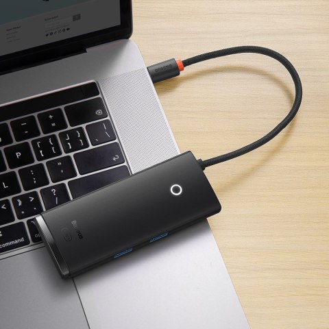 Wielofunkcyjny HUB Lite Series USB-C 2x USB PD HDMI SD/TF czarny Wielofunkcyjny HUB Lite Series USB-C 2x USB PD HDMI SD/TF czarny