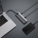 Wielofunkcyjny HUB replikator portów USB-C Metal Gleam 11w1 szary Wielofunkcyjny HUB replikator portów USB-C Metal Gleam 11w1 szary