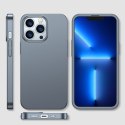 Etui pokrowiec do iPhone 13 Pro Max obudowa na tył i przód + szkło hartowane szary Etui pokrowiec do iPhone 13 Pro Max obudowa na tył i przód + szkło hartowane szary