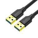 Kabel przewód USB - USB 3.2 3m czarny