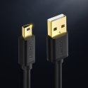Kabel przewód USB - mini USB 480 Mbps 3m czarny