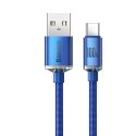 Kabel przewód do szybkiego ładowania i transferu danych USB - USB-C 100W 1.2m niebieski