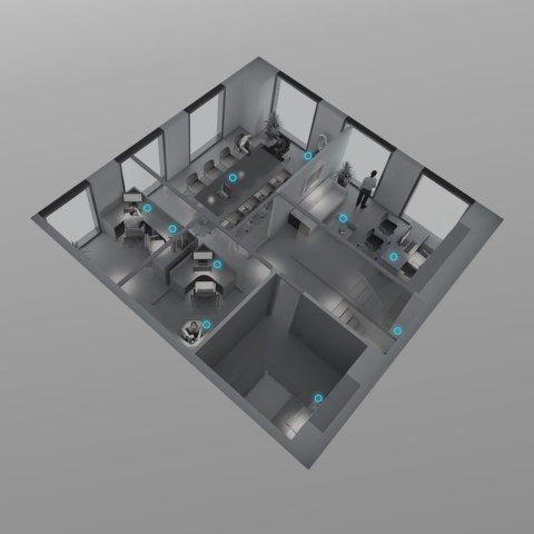 Przedłużacz kabel aktywny USB 2.0 480Mbps 10m czarny Przedłużacz kabel aktywny USB 2.0 480Mbps 10m czarny