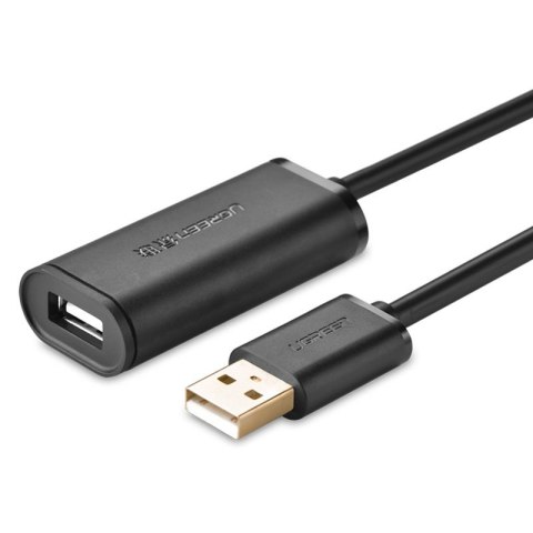 Przedłużacz kabel aktywny USB 2.0 480Mbps 5m czarny Przedłużacz kabel aktywny USB 2.0 480Mbps 5m czarny