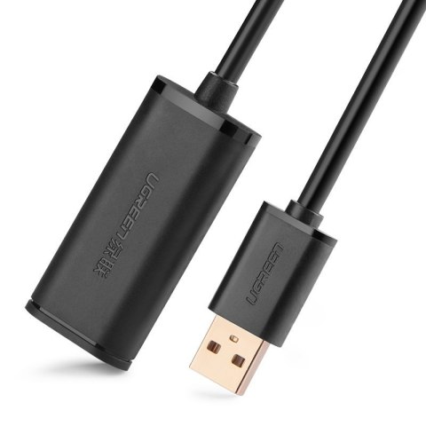 Przedłużacz kabel aktywny USB 2.0 480Mbps 5m czarny Przedłużacz kabel aktywny USB 2.0 480Mbps 5m czarny