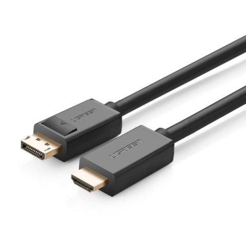 Przejściówka kabel z DisplayPort na HDMI 4K 30Hz 32 AWG 1.5m czarny Przejściówka kabel z DisplayPort na HDMI 4K 30Hz 32 AWG 1.5m czarny