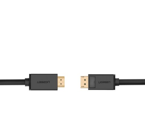 Przejściówka kabel z DisplayPort na HDMI 4K 30Hz 32 AWG 1.5m czarny Przejściówka kabel z DisplayPort na HDMI 4K 30Hz 32 AWG 1.5m czarny