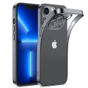 Case etui żelowe do iPhone 14 Plus obudowa pokrowiec z metaliczną ramką 14Q czarny Case etui żelowe do iPhone 14 Plus obudowa pokrowiec z metaliczną ramką 14Q czarny